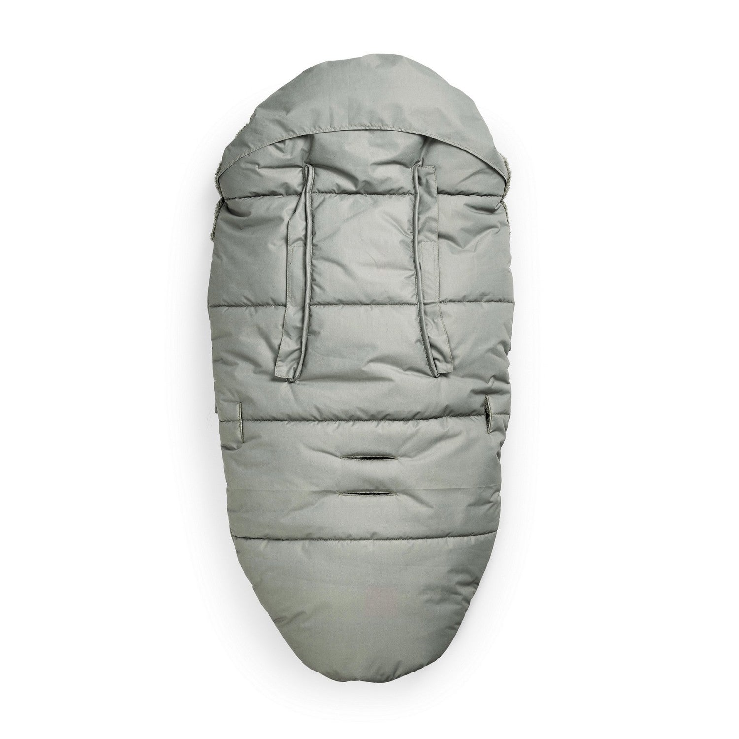 Fußsack Hazy Jade with thick padding and insulated panels, ideal for winter, popular among design-oriented parents.