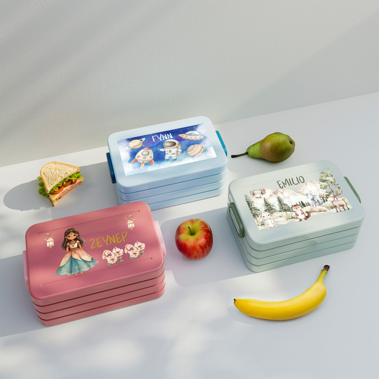 Personalisierte Brotdose für Kinder &quot;Polizei&quot;