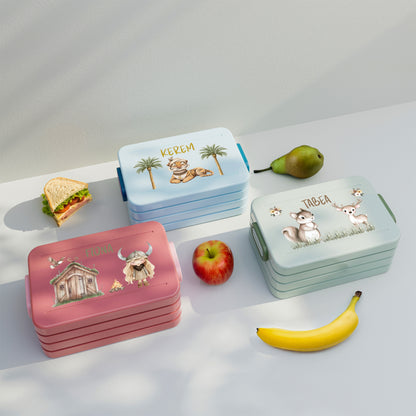 Personalisierte Brotdose für Kinder &quot;Löwe&quot;