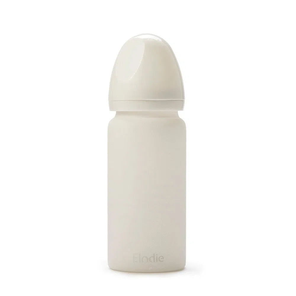 Babyflasche aus Glas - Vanilla White