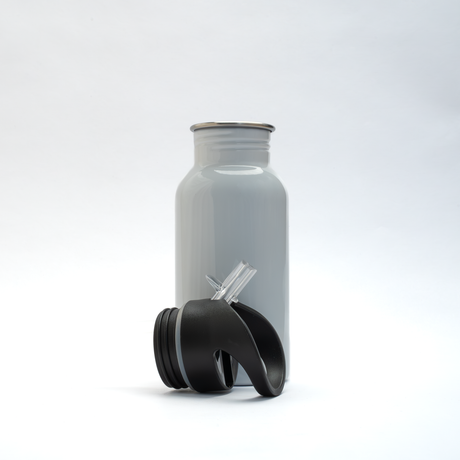 Trinkflasche mit Strohhalm 400ml &quot;Cupcake&quot;