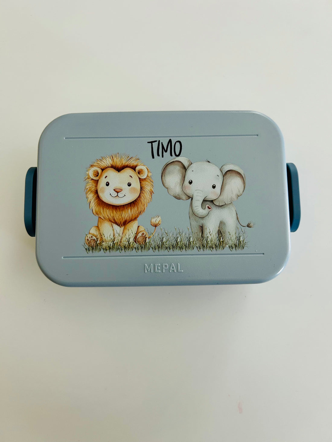 Personalisierte Brotdose für Kinder &quot;Safari&quot;