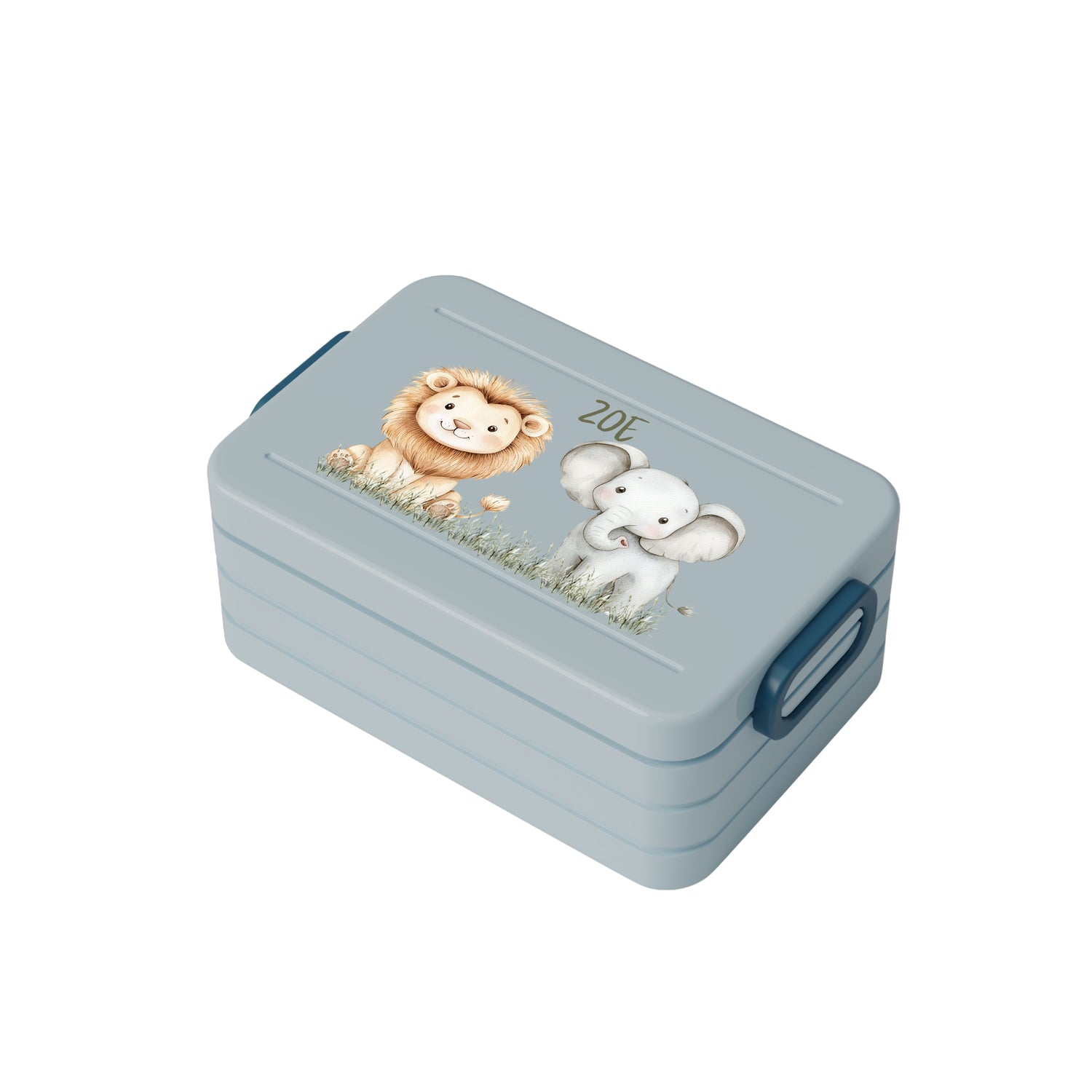 Personalisierte Brotdose für Kinder &quot;Safari&quot;