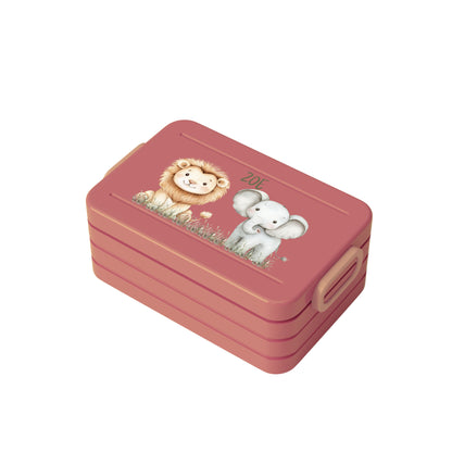 Personalisierte Brotdose für Kinder &quot;Safari&quot;