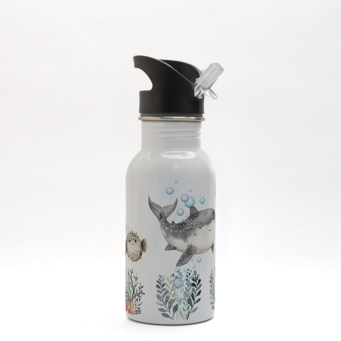 Trinkflasche mit Namen 400ml &quot;Meerestiere&quot;