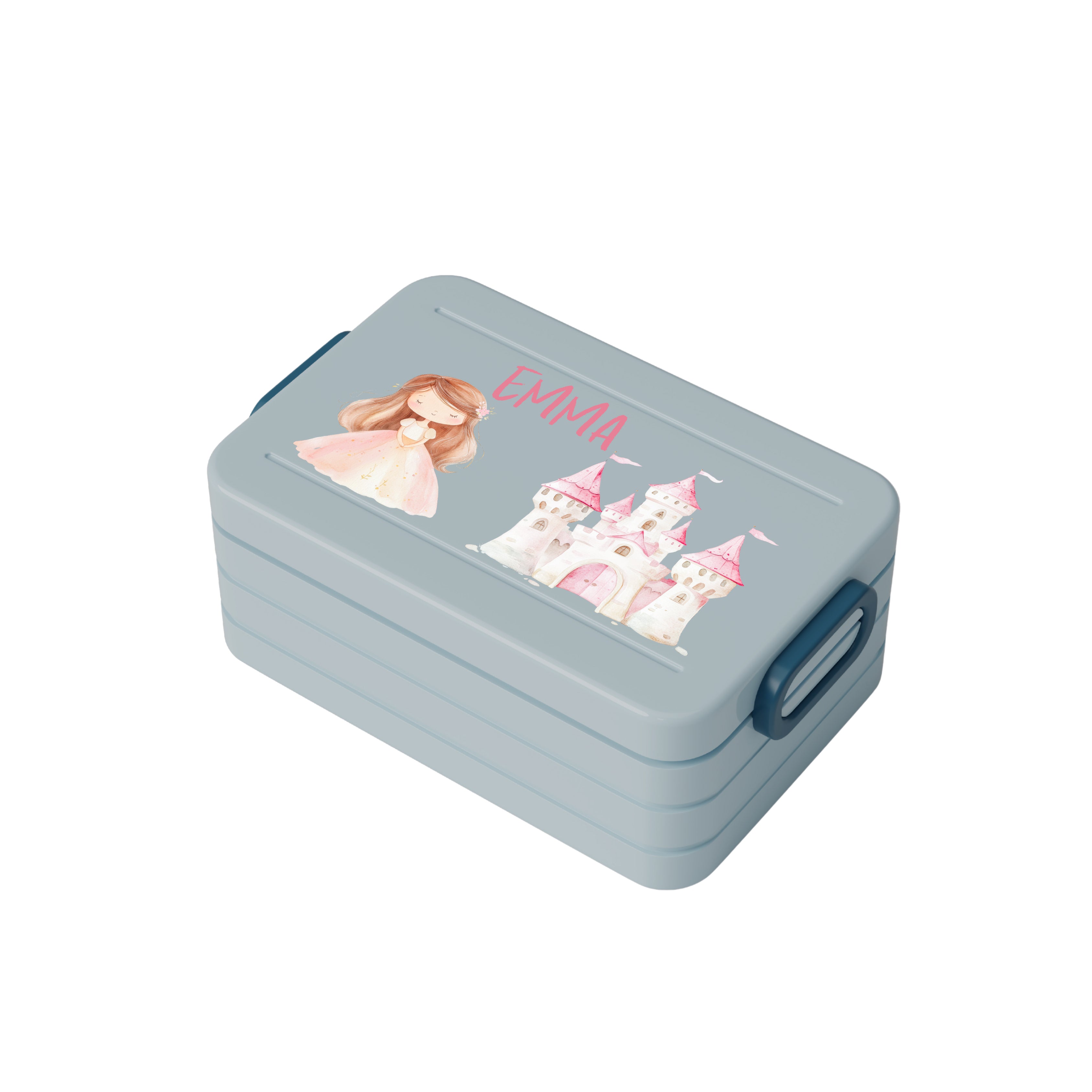 Personalisierte Brotdose für Kinder &quot;Prinzessin&quot;