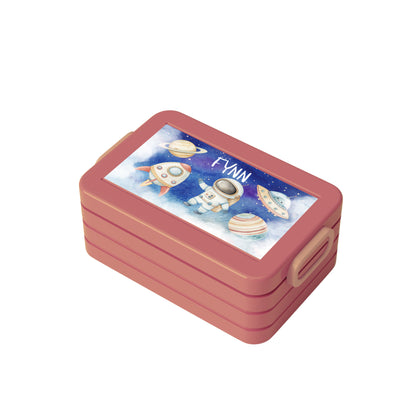Personalisierte Brotdose für Kinder &quot;Weltraum&quot;